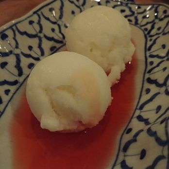 Giant - Vegan citrus sorbet and strawberry syrup. Cup of coffee. Perfect finish. - New American Near Me - Chicago, Illinois Giant - Vegan citrus sorbet and strawberry syrup. Cup of coffee. Perfect finish. - New American Near Me - Chicago, Illinois