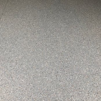 CA Resurfacing - Earth color with garage door open and natural light - Flooring Near Me - Orange, California