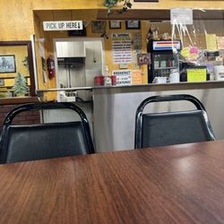 The area where you place your order. They charge $1.00 for each card transaction.
