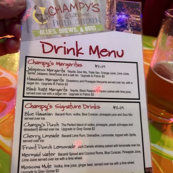 Champy's Chicken - Drink menu - Southern Near Me - Madison, Alabama