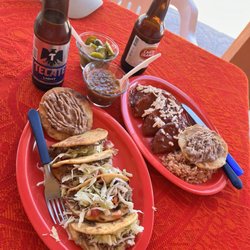Boquillas Cafe - Goat tacos and enchiladas. Delicious!