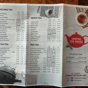Crepes Tea House - Menu - Modern European Near Me - Southwick, Massachusetts Crepes Tea House - Menu - Modern European Near Me - Southwick, Massachusetts