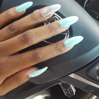 Tulip Nails - Cute acrylic overlay done by yvonne! - Nail Salons Near Me - Alameda, California
