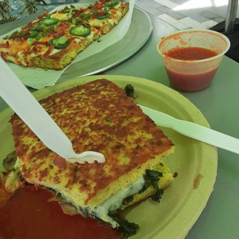 Ripe Delray - Texas pizza, cauliflower kale melt with marinara sauce - Gluten-Free Near Me - Delray Beach, Florida Ripe Delray - Texas pizza, cauliflower kale melt with marinara sauce - Gluten-Free Near Me - Delray Beach, Florida