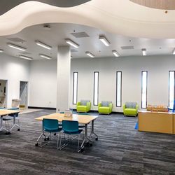 Green Valley Library - Cool ceiling structure