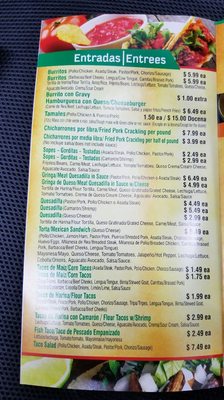 Menu photo 6 El Patron Supermarket Bartow, FL