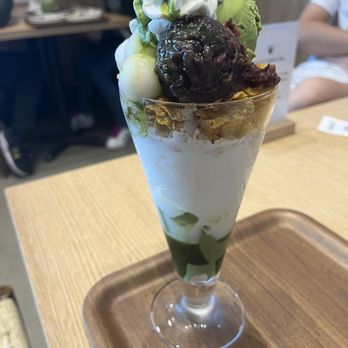Nana's Green Tea - Matcha mochi parfait - Desserts Near Me - Bellevue, Washington