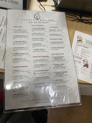 Menu photo 2 Jyoti's Kitchen East Grand Rapids, MI Menu photo 2 Jyoti's Kitchen East Grand Rapids, MI