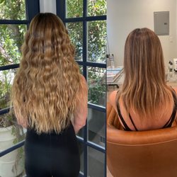 Extensions Beverly Hills - Waves for days. Microbrews extensions did this:)