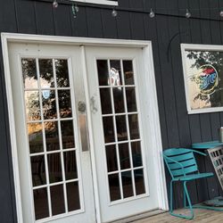 The Angry Beaver Bar - Deck entrance.