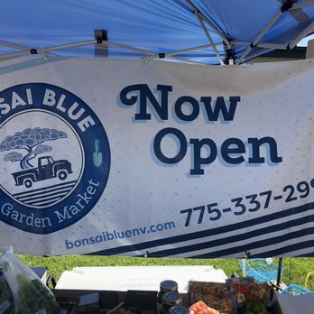 Bonsai Blue Market - Friday 9am to 1 pm thru October - Farmers Market Near Me - Reno, Nevada
