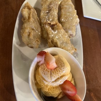 Burma Burma - Fried Bananas with Mango Ice Cream - Burmese Near Me - Dublin, California Burma Burma - Fried Bananas with Mango Ice Cream - Burmese Near Me - Dublin, California