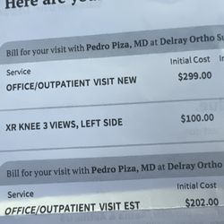 Pedro Piza, MD - Bill