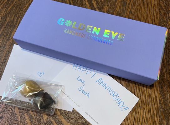 Golden Eye Chocolates by null