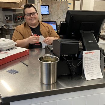 Hello Pizza - Manager Reed, super nice guy. Order up and support Hello Pizza! - Pizza Near Me - Edina, Minnesota Hello Pizza - Manager Reed, super nice guy. Order up and support Hello Pizza! - Pizza Near Me - Edina, Minnesota