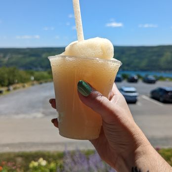 Bully Hill Vineyards - Peach wine slushy - Wineries Near Me - Hammondsport, New York Bully Hill Vineyards - Peach wine slushy - Wineries Near Me - Hammondsport, New York