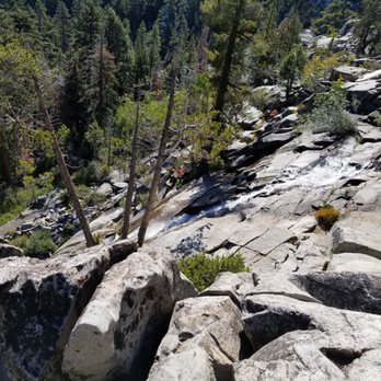 Bayview Trailhead-Bayview Campground - View of the falls - Hiking Near Me - Twin Bridges, California