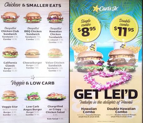 Menu photo 3 Carl's Jr Docklands, VIC