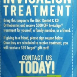 The Kids Dentist and KD Orthodontics - Coupon for Invisalign