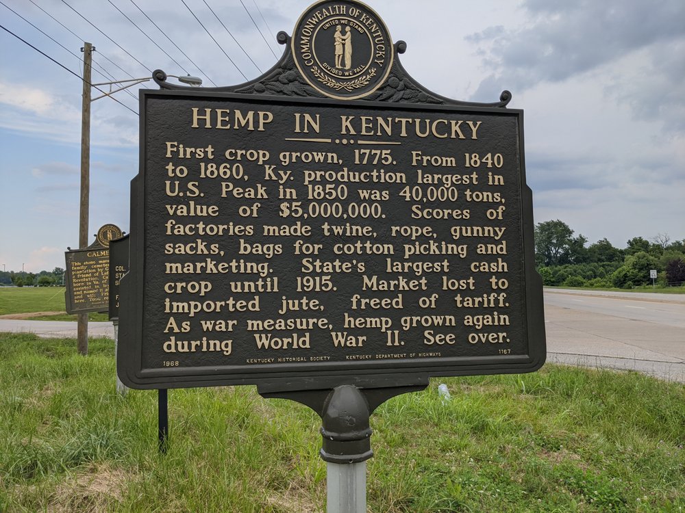 WOODFORD COUNTY HEMP HISTORICAL MARKER Landmarks & Historical