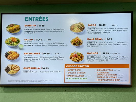Menu photo 1 Costa Vida Reno, NV
