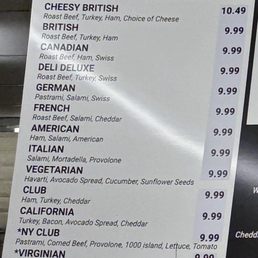 Menu 1/3 Menu 1/3