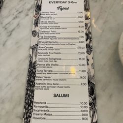 Lugano - Happy Hour menu!