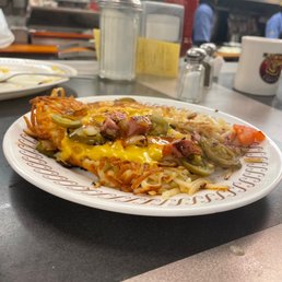 Their hashbrowns with everything! Their hashbrowns with everything!