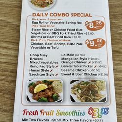 Asian Kitchen Express - Back page