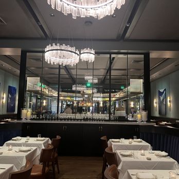 Augustine - Looking out to entrance/gorgeous bar from main dining area - Desserts Near Me - San Jose, California