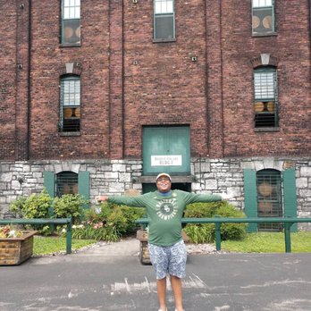 Buffalo Trace Distillery - Me in front of Rickhouse - Distilleries Near Me - Frankfort, Kentucky