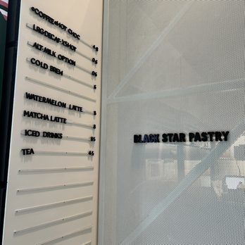 Black Star Pastry - Black Star Pastry drink menu - Patisserie/Cake Shop Near Me - Sydney, NSW