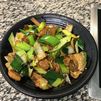 Fatman Kitchen - Sliced pork with leeks - Chinese Near Me - Tucson, Arizona Fatman Kitchen - Sliced pork with leeks - Chinese Near Me - Tucson, Arizona