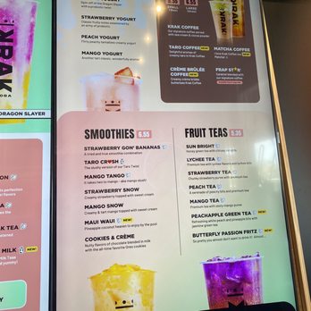 Krak Boba - Menu - Bubble Tea Near Me - Westminster, California Krak Boba - Menu - Bubble Tea Near Me - Westminster, California