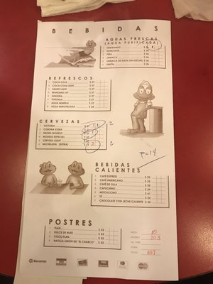 Menu photo 6 El Charco de las Ranas México, D.F., DIF