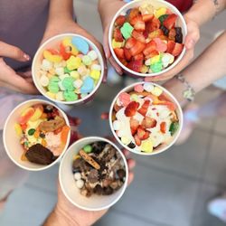 Menchies Frozen Yogurt - Always amazing!! Brought the whole crew and celebrated National Yogurt Day!