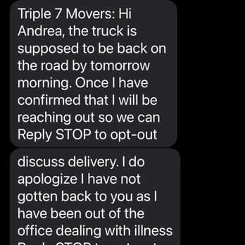 Seven Crowns Carriers - Text #1 when Triple 7 texted me. - Movers Near Me - Moultonborough, New Hampshire Seven Crowns Carriers - Text #1 when Triple 7 texted me. - Movers Near Me - Moultonborough, New Hampshire