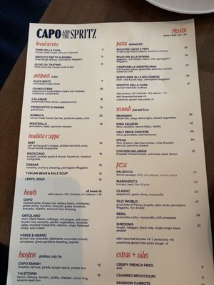 Menu photo 1 Capo & The Spritz Vancouver, BC Menu photo 1 Capo & The Spritz Vancouver, BC