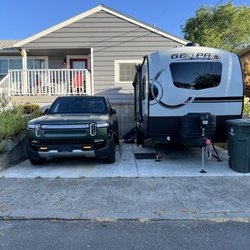 Camping World - Hillsboro - New GeoPro 19FBS with my new 2024 Rivian R1T