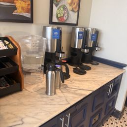 Water & Fresh Brewed Coffee