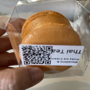 Macadons - Thai Tea macaron ice cream sandwich - Macarons Near Me - Renton, Washington Macadons - Thai Tea macaron ice cream sandwich - Macarons Near Me - Renton, Washington