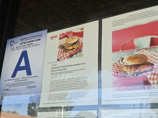 Menu photo 3 World Fried Chicken Ontario, CA