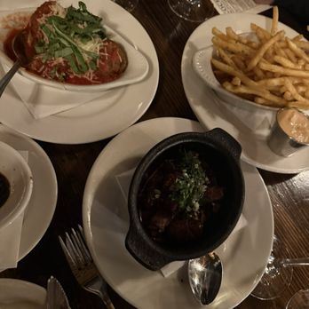 BTG Wine Bar - Italian Meatballs, French Fries, Prosciutto Dates - Wine Bars Near Me - Salt Lake City, Utah