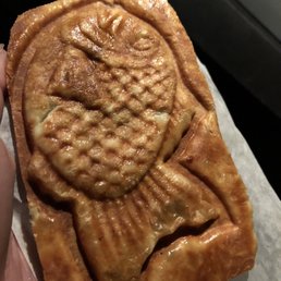 Pastry fish filled with chocolate Pastry fish filled with chocolate