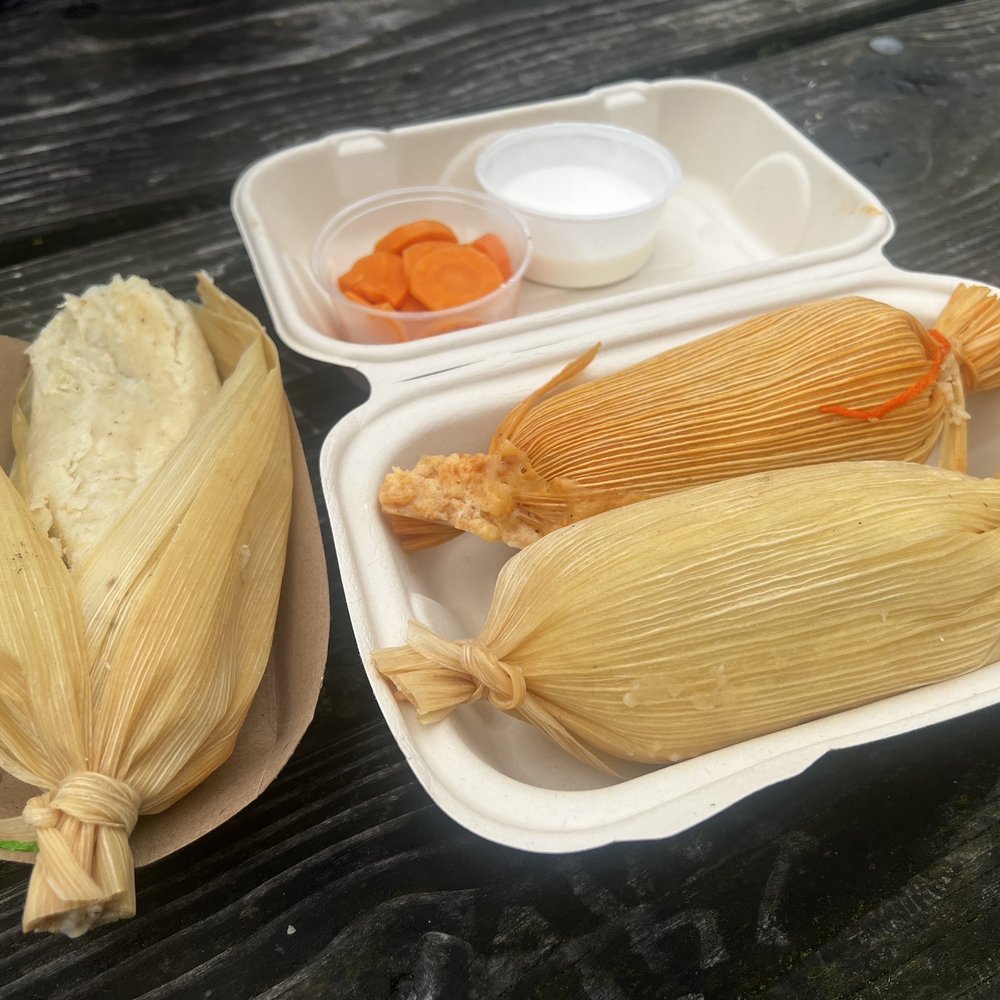Frelard Tamales - Salsa Verde Chicken Tamale, Salsa Verde Chicken Tamale, Jalapeno and Cheese Tamale - Mexican Near Me - Seattle, Washington