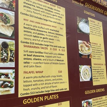 Golden Roll Shawarma - Mediterranean Near Me - Florence, South Carolina