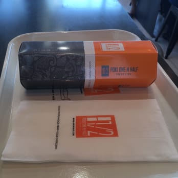 Poki One N Half - Poki burrito- cute packaging! - Poke Near Me - San Diego, California Poki One N Half - Poki burrito- cute packaging! - Poke Near Me - San Diego, California