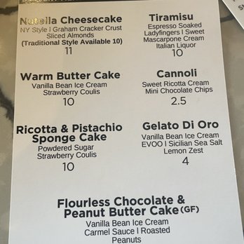 Crust Simply Italian - Dessert menu - Pizza Near Me - Gilbert, Arizona Crust Simply Italian - Dessert menu - Pizza Near Me - Gilbert, Arizona