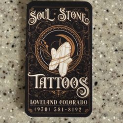 Soul Stone Tattoos - Business card.