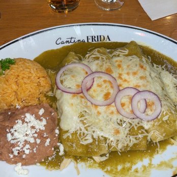 Cantina Frida - Enchiladas suizas - New Mexican Cuisine Near Me - Beverly Hills, California